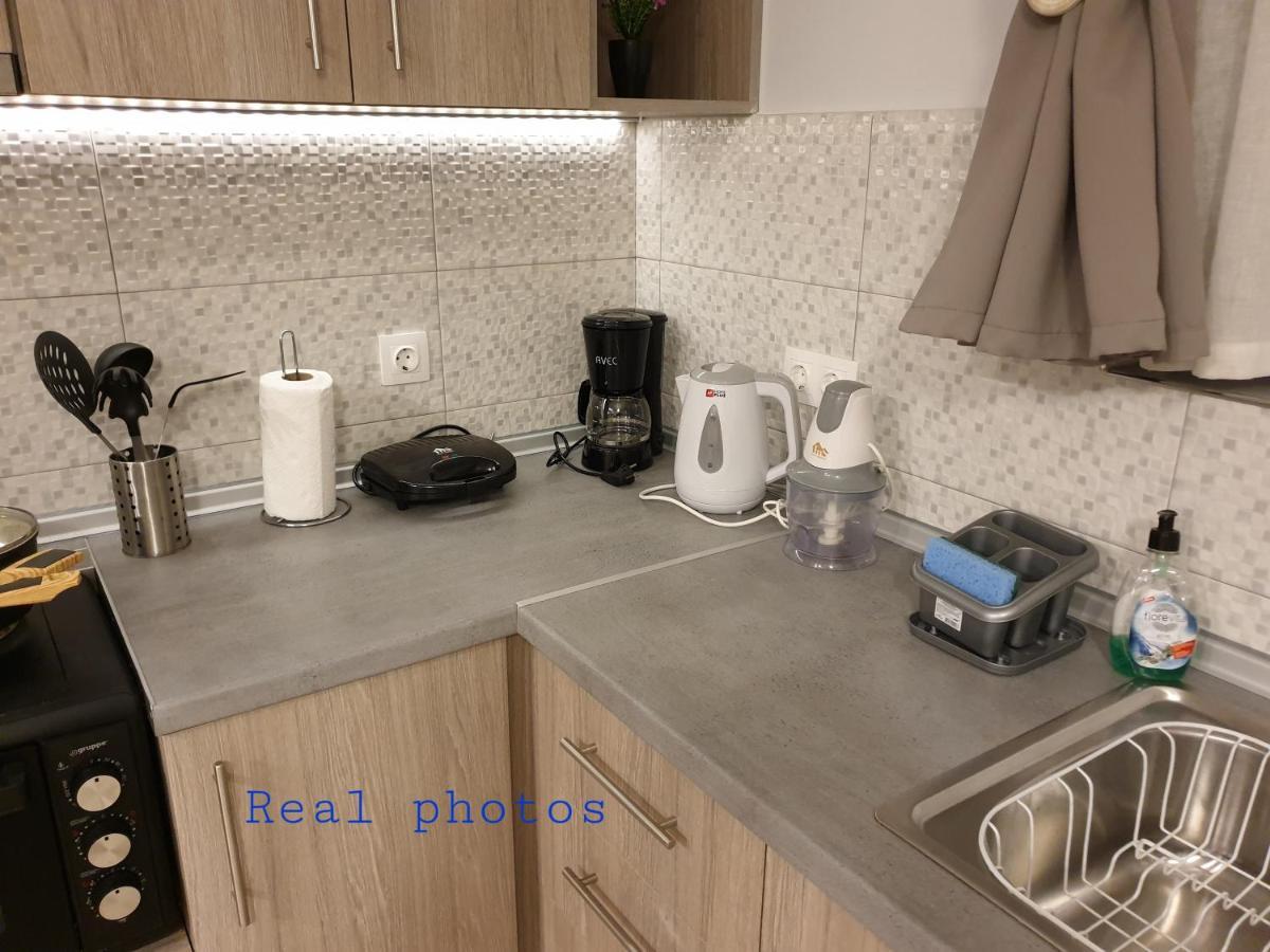 Blue - Comfy Center Rodos Appartement Asgourou Buitenkant foto