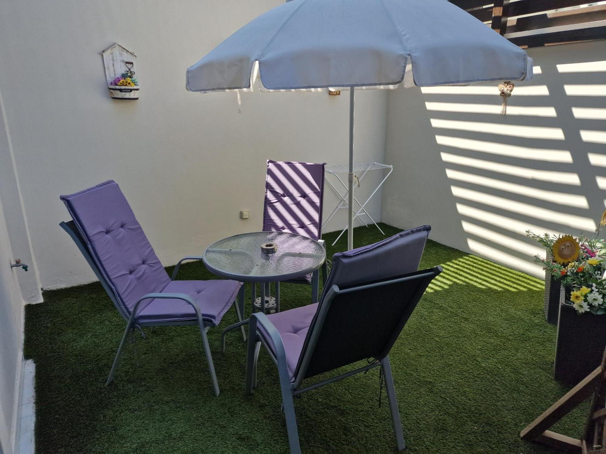 Blue - Comfy Center Rodos Appartement Asgourou Buitenkant foto